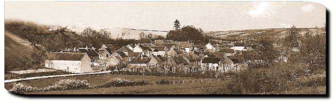 Vue ancienne du village de Villy