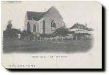 Vue d'antan de l'église de Villy